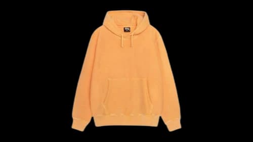 Stussy Buana Pig. Dyed Hoodie Orange