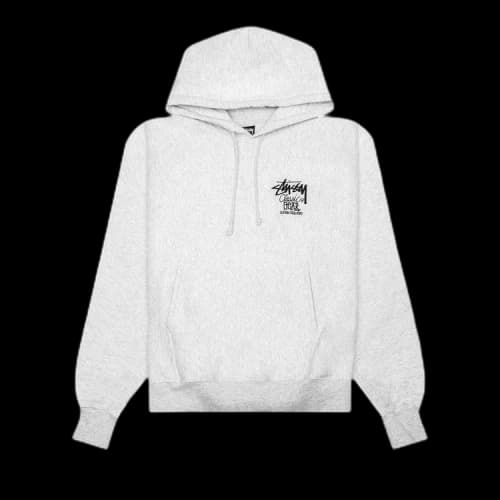 Stussy Classic Gear Hoodie 'Ash Heather'
