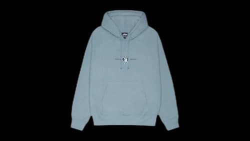 Stussy Worldwide Dot Hoodie Slate