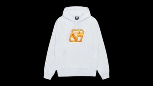 Stussy Blaze Hoodie Ash Heather