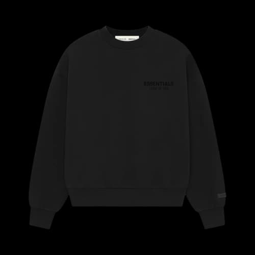 Fear of God Essentials Classic Crewneck Sweatshirt 'Vintage Black'