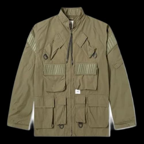 WTAPS Modular Ls 01 Cargo 8 Pocket Jacket Men Olive