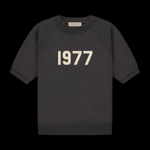 Fear of God Essentials Short-Sleeve Raglan Crewneck 'Iron'