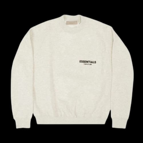 Fear of God Essentials Essentials Crewneck 'Light Oatmeal'