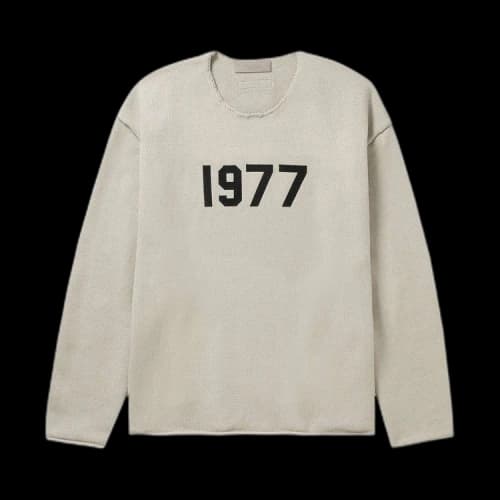 Fear of God Essentials Raw Edge Sweater 'Wheat'