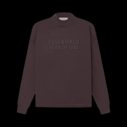 Fear of God Essentials Relaxed Crewneck 'Plum'