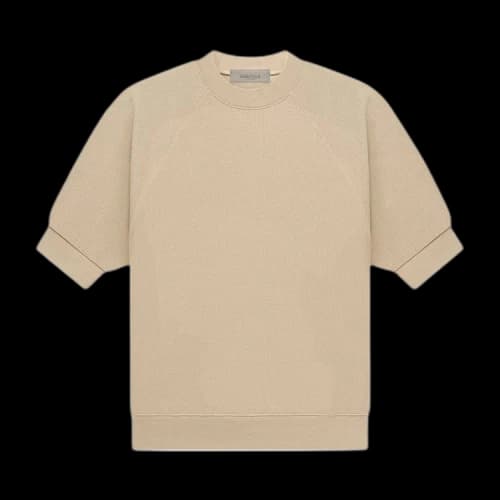 Fear of God Essentials Short-Sleeve Waffle Sweatshirt 'Sand'