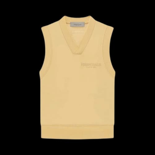 Fear of God Essentials Pullover V-Neck Vest 'Light Tuscan'
