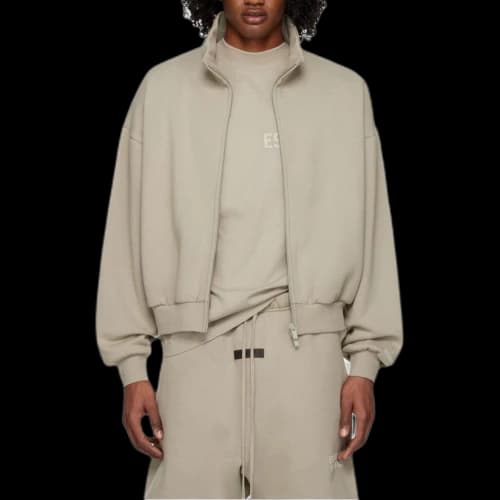Fear of God Essentials Fullzip Jacket 'Off Black'
