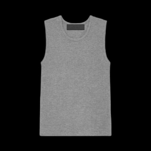 Fear of God Essentials Waffle Tank 'Dark Heather'
