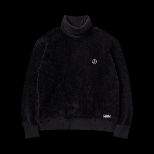 Neighborhood Polar Fleece Turtleneck 'Black'
