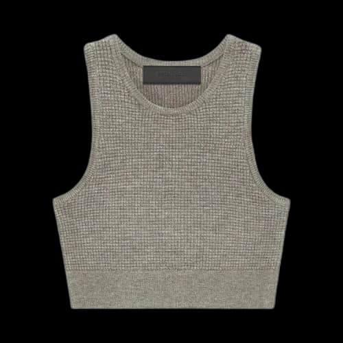 Fear of God Essentials Waffle Sport Tank 'Heather Grey'