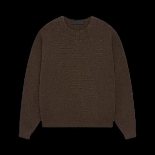 Fear of God Essentials Waffle Crewneck Sweater Brown
