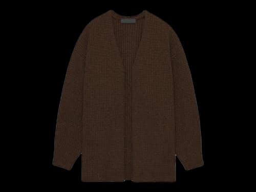Fear of God Essentials Women's Knit Long Cardigan Brown