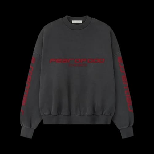 Fear of God Essentials Chicago Heavy Fleece Cropped Sweatshirt 'Iron Grey'