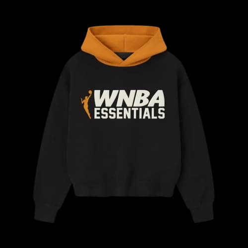 Fear of God Essentials WNBA Classic Hoodie 'Vintage Black/Orange'