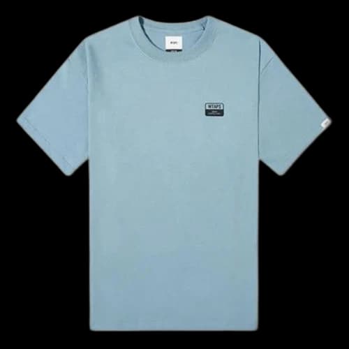 WTAPS Wuc Tee Spot Letters Short-Sleeve Unisex Blue