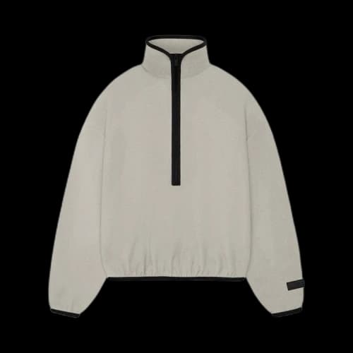 Fear of God Essentials Half Zip Mockneck 'Seal'