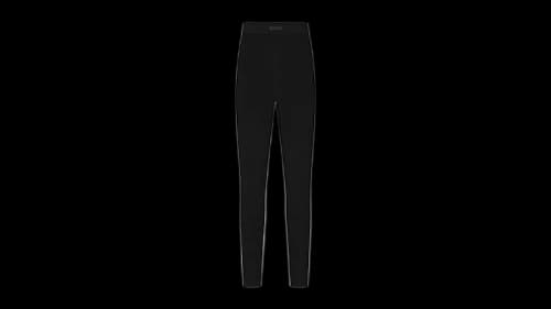Fear of God Essentials Womens Waffle Legging Jet Black