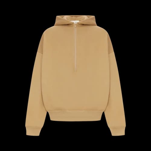 Fear of God Essentials Property Lounge Half Zip Hoodie 'Dune'