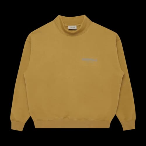 Fear of God Essentials Pullover Mockneck 'Amber'