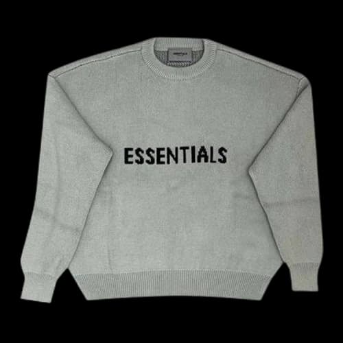 Fear of God Essentials x SSENSE Knit Sweater 'Concrete'