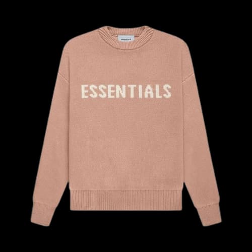 Fear of God Essentials Kids Knit Pullover 'Matte Blush'