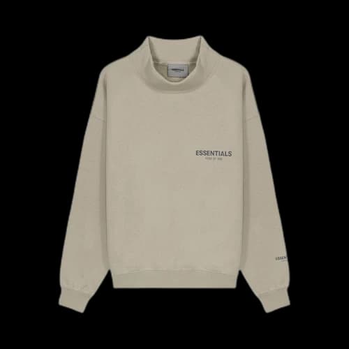 Fear of God Essentials x SSENSE Mock Neck Sweatshirt 'Linen'