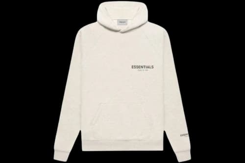 Fear of God Essentials Kids Pullover Hoodie 'Light Heather Oatmeal'