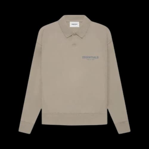 Fear of God Essentials Kids Long-Sleeve Polo 'String'