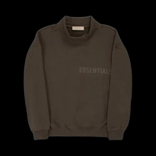 Fear of God Essentials Mockneck 'Off Black'