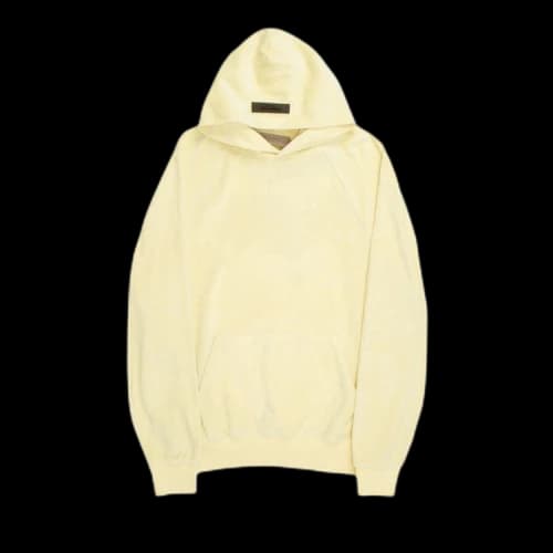 Fear of God Essentials Velour Hoodie 'Canary'