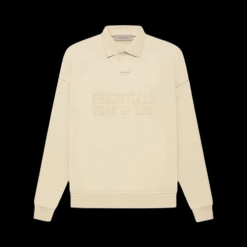 Fear of God Essentials Long-Sleeve Polo 'Egg Shell'