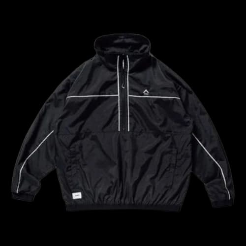 WTAPS Keeper Half Zipper Segmentation Jacket Black