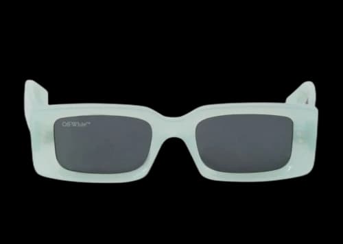 OFF-WHITE Sunglasses Arthur Rectangular Frame Ice/Dark Grey (19321710)