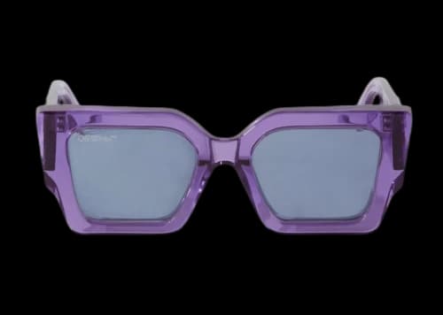 OFF-WHITE Sunglasses Catalina Rectangular Frame Transparent Purple/Blue (19321739)