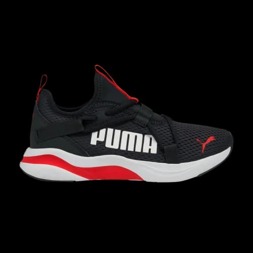 PUMA SoftRide Rift Pop Big Kid 'Black High Risk Red'