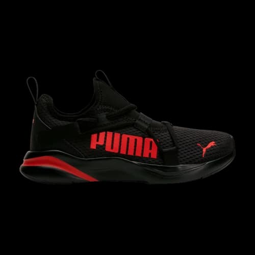 PUMA SoftRide Rift Pop Big Kid 'Black High Risk Red'