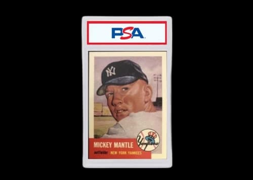 1953 Topps 82 Mickey Mantle (PSA or BGS Graded)