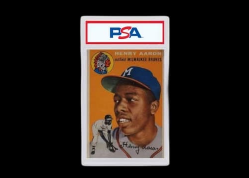 1954 Topps 128 Henry Aaron (PSA or BGS Graded)