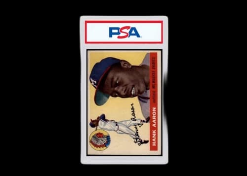 1955 Topps 47 Hank Aaron (PSA or BGS Graded)