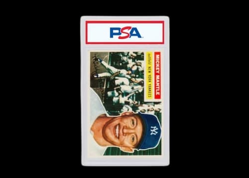 1956 Topps 135 Mickey Mantle Gray Back (PSA or BGS Graded)