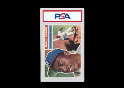 1956 Topps 31 Hank Aaron White Back (PSA or BGS Graded)