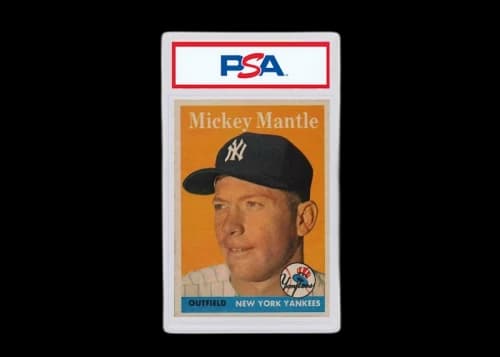 1958 Topps 150 Mickey Mantle (PSA or BGS Graded)