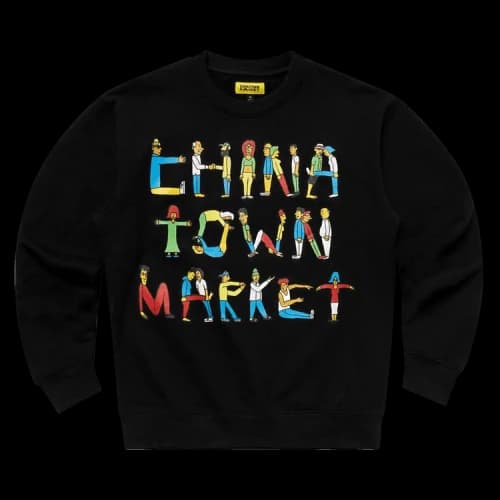 Chinatown Market City Aerobics Crewneck 'Black'