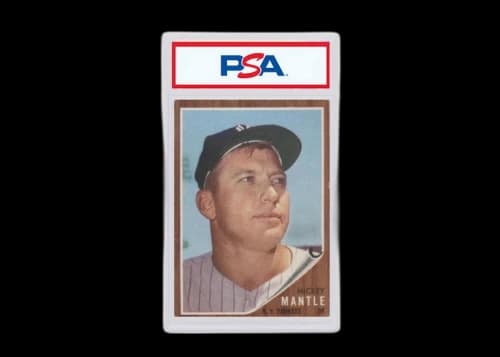 1962 Topps 200 Mickey Mantle (PSA or BGS Graded)