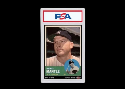 1963 Topps 200 Mickey Mantle (PSA or BGS Graded)