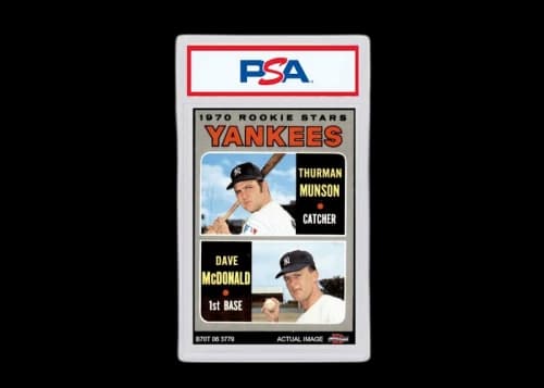 1970 Topps 189 Yankees Rookies T.Munson/D.Mcdonald (PSA or BGS Graded)