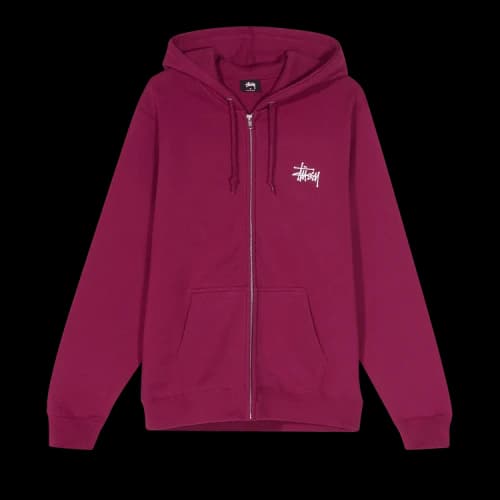 Stussy Basic Stussy Zip 'Wine'
