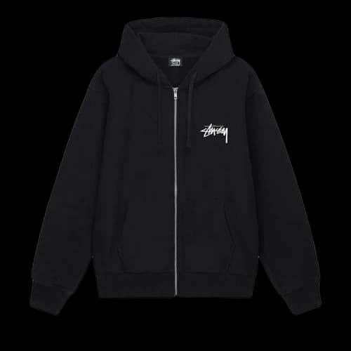 Stussy Club Crown Zip Hoodie 'Black'